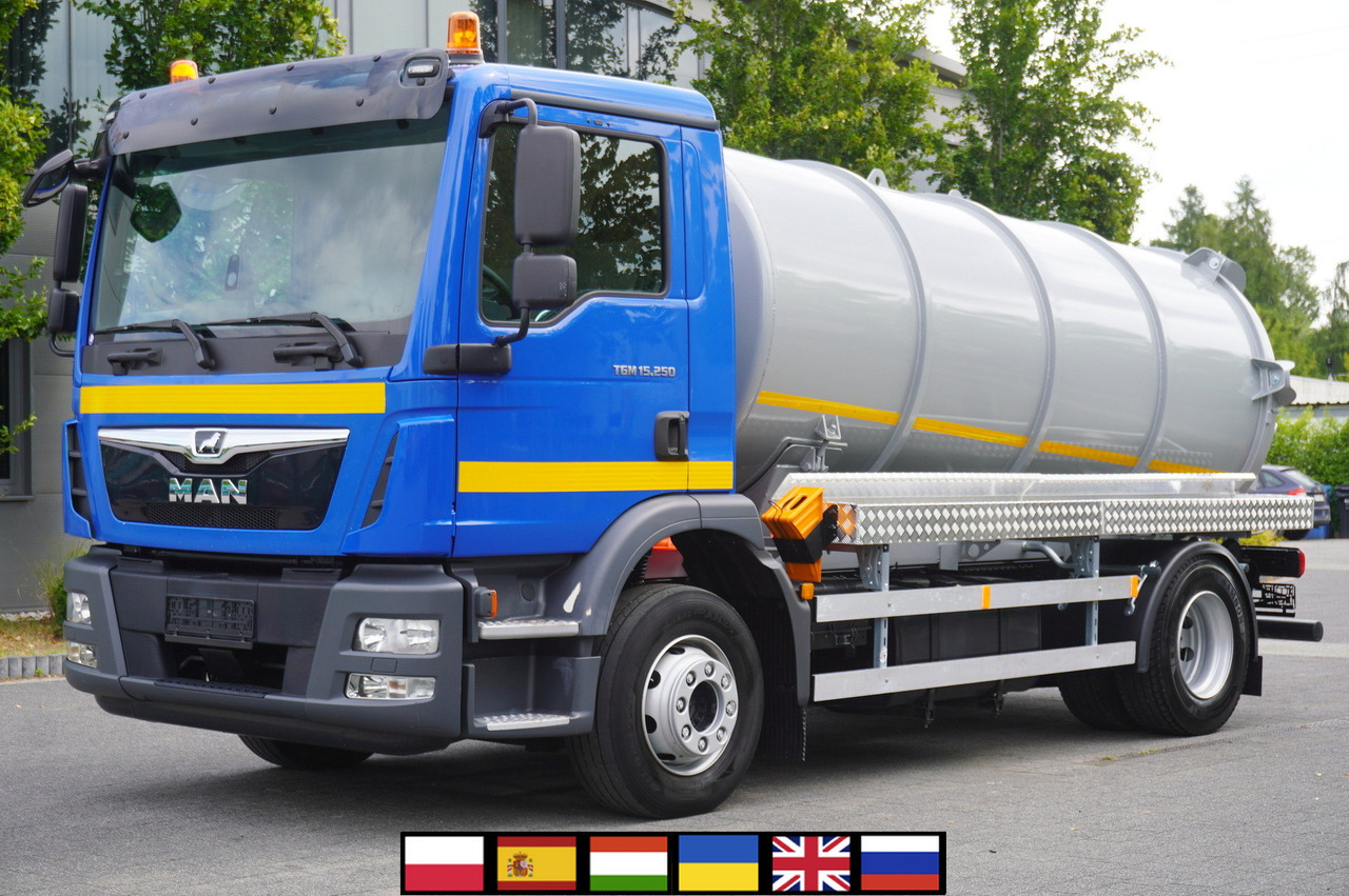 MAN TGM 15.250 / NEW septic tank (07/2025) superstructure 8000 l / 160 tho. km! - Цистерна для жидкого навоза: фото 1 MAN TGM 15.250 / NEW septic tank (07/2025) superstructure 8000 l / 160 tho. km! - Цистерна для жидкого навоза: фото 1