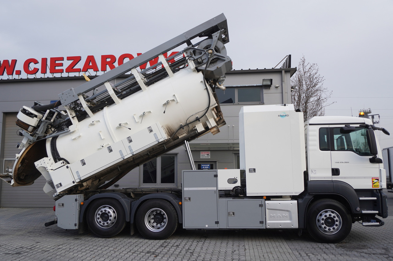 MAN TGS 26.360 E6 / RIVARD sewage cleaner 18 m3 / 180 tho. km / steering axle / 2 units - Ассенизатор: фото 4 MAN TGS 26.360 E6 / RIVARD sewage cleaner 18 m3 / 180 tho. km / steering axle / 2 units - Ассенизатор: фото 4