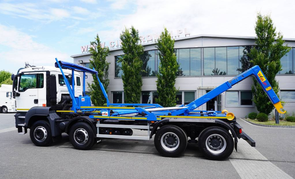 MAN TGS 35.400 8×4 HYVA LIFT 32.56 SE hooklift - Крюковой мультилифт: фото 3 MAN TGS 35.400 8×4 HYVA LIFT 32.56 SE hooklift - Крюковой мультилифт: фото 3