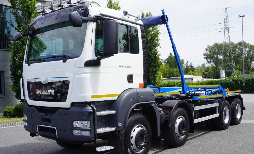 MAN TGS 35.400 8×4 HYVA LIFT 32.56 SE hooklift - Крюковой мультилифт: фото 4 MAN TGS 35.400 8×4 HYVA LIFT 32.56 SE hooklift - Крюковой мультилифт: фото 4