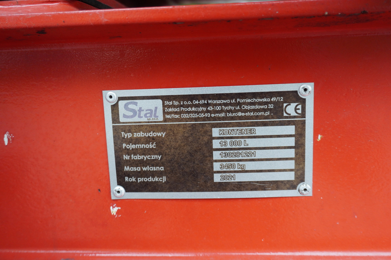 Грузовик-цистерна MAN TGX 26.500 / NEW Stal Septic barrel 13000 l / steering 3rd axle: фото 7