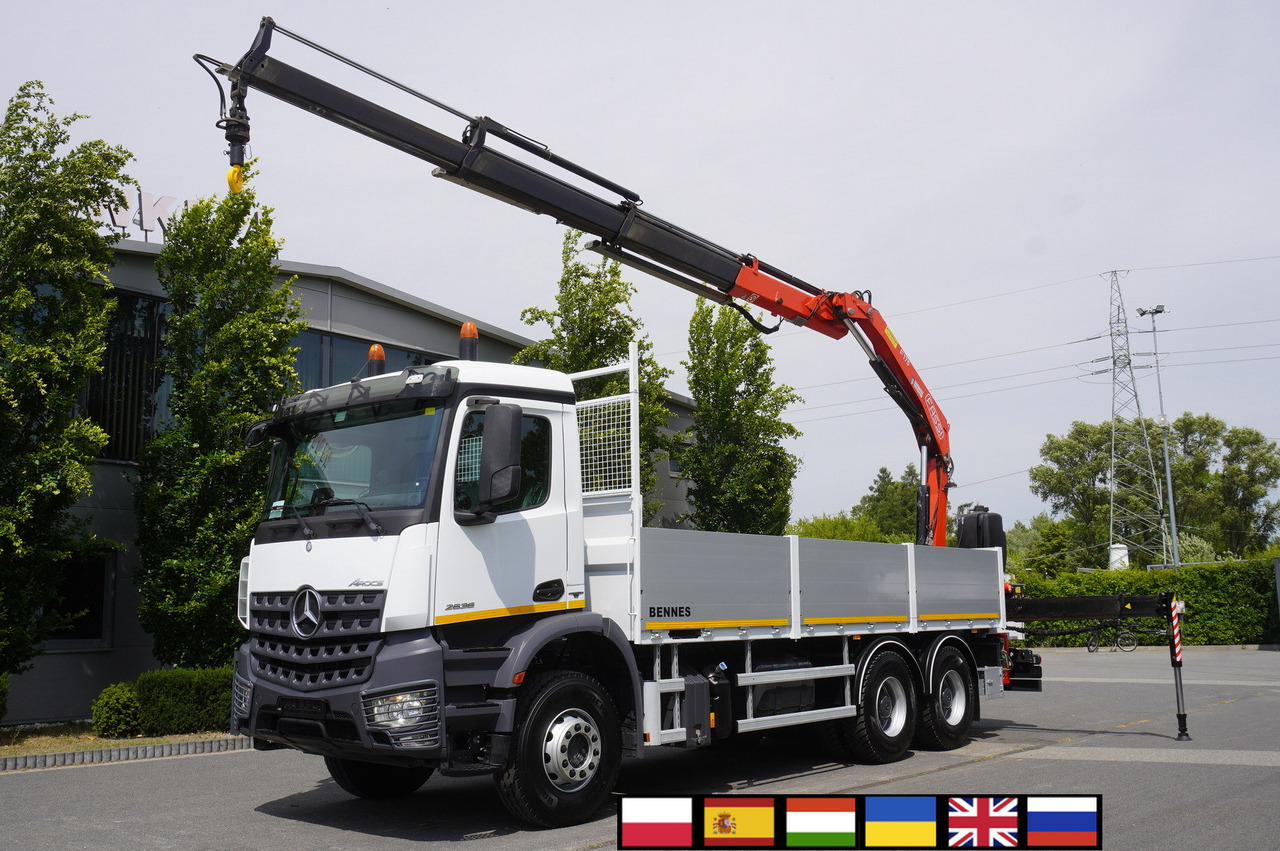 MERCEDES-BENZ AROCS 2636 Flatbed / HDS FASSI F175 7.7 T / 150,000 km - Мобильный кран: фото 1 MERCEDES-BENZ AROCS 2636 Flatbed / HDS FASSI F175 7.7 T / 150,000 km - Мобильный кран: фото 1