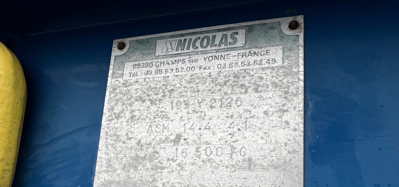 NICOLAS ASM14.4-4.1 terminal tractor 8x2x8 / 200 MTH - Терминальный тягач: фото 5 NICOLAS ASM14.4-4.1 terminal tractor 8x2x8 / 200 MTH - Терминальный тягач: фото 5