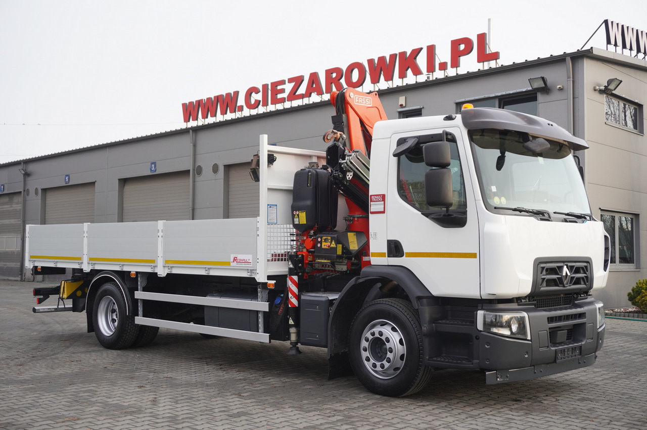 RENAULT C280 DTI 8 / FASSI crane 5.6 T / range 8 m / Flatbed 15 EPAL - Грузовик бортовой/ Платформа, Автоманипулятор: фото 2 RENAULT C280 DTI 8 / FASSI crane 5.6 T / range 8 m / Flatbed 15 EPAL - Грузовик бортовой/ Платформа, Автоманипулятор: фото 2