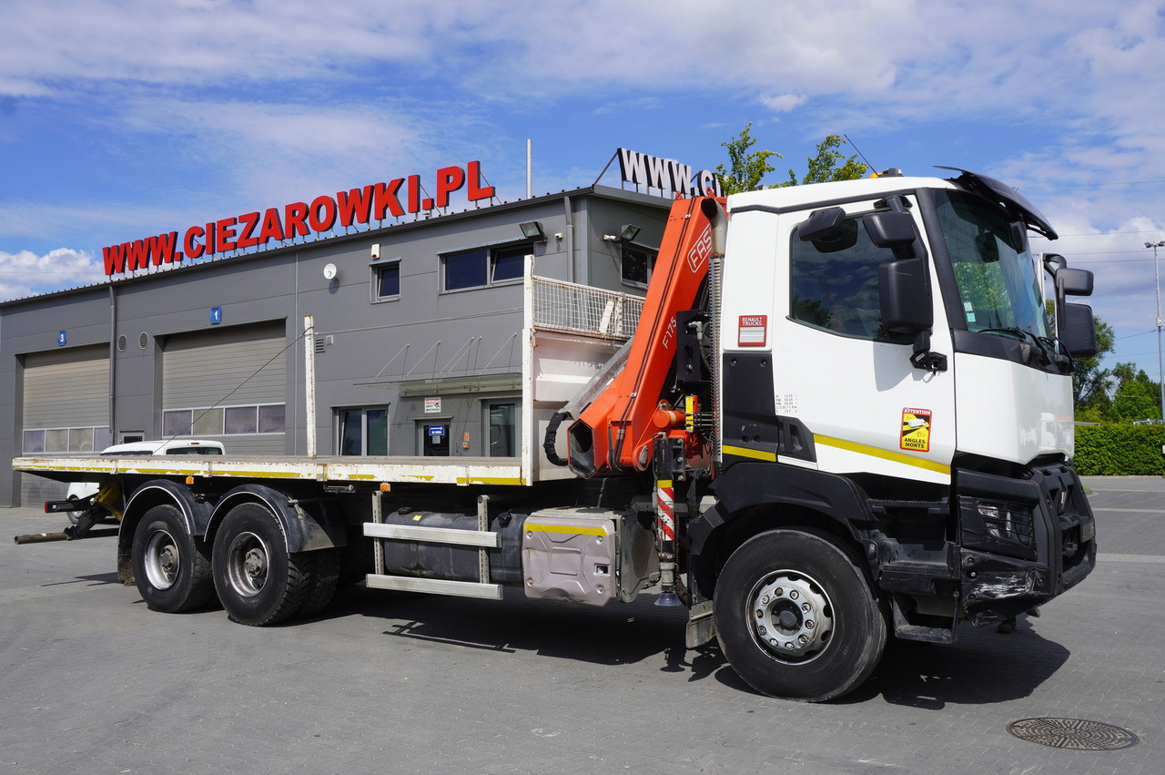 RENAULT K380 6x4 / FASSI F175 crane 7.85 t / 120 thousand km - Грузовик бортовой/ Платформа, Автоманипулятор: фото 4 RENAULT K380 6x4 / FASSI F175 crane 7.85 t / 120 thousand km - Грузовик бортовой/ Платформа, Автоманипулятор: фото 4