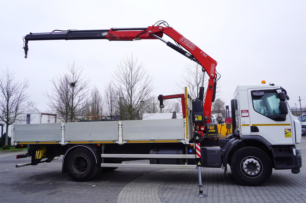 Автоманипулятор RENAULT RENAULT C280 DTI 8 / FASSI crane 5.6 T / 560 MTH / range 8 m / Flatbed 15 EPAL: фото 6