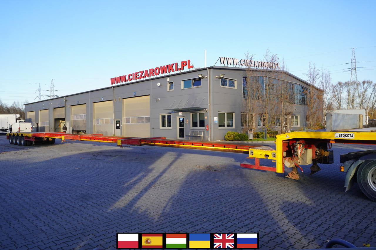 STOKOTA S4T.H4-01 / 36 m max length / 4 steering axles / Remote control - Низкорамный полуприцеп: фото 1 STOKOTA S4T.H4-01 / 36 m max length / 4 steering axles / Remote control - Низкорамный полуприцеп: фото 1