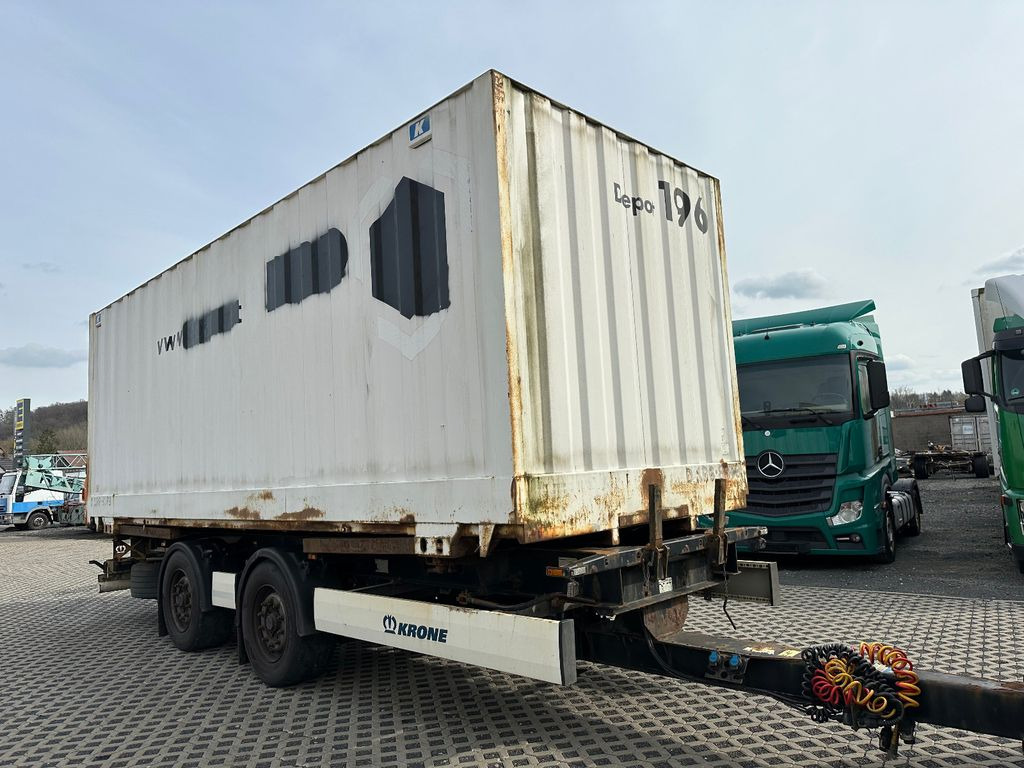 Krone ZZ 18- BDF Containerchassi Scheibenbremsen - - Прицеп-контейнеровоз/ Сменный кузов: фото 1 Krone ZZ 18- BDF Containerchassi Scheibenbremsen - - Прицеп-контейнеровоз/ Сменный кузов: фото 1
