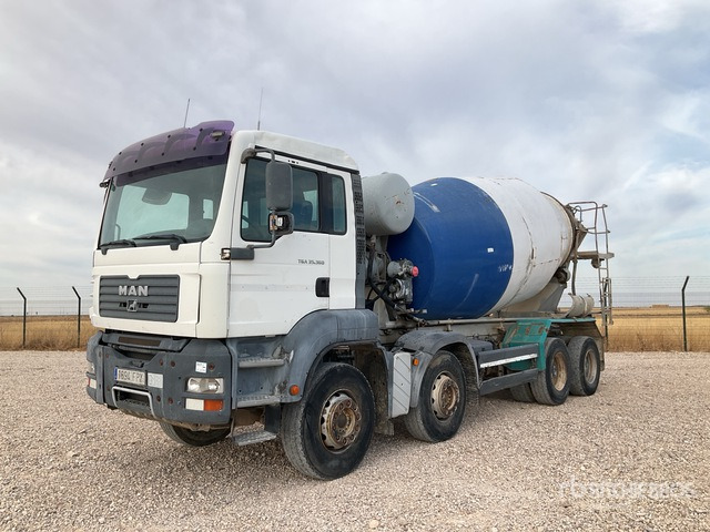 2007 MAN TGA35.360 8x4 Twin-Steer Mixer Truck - Автобетоносмеситель: фото 2 2007 MAN TGA35.360 8x4 Twin-Steer Mixer Truck - Автобетоносмеситель: фото 2