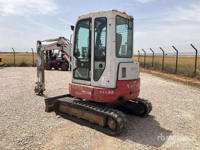 2008 Takeuchi TB138FR Mini Excavator: <6.6t - Мини-экскаватор: фото 3 2008 Takeuchi TB138FR Mini Excavator: <6.6t - Мини-экскаватор: фото 3