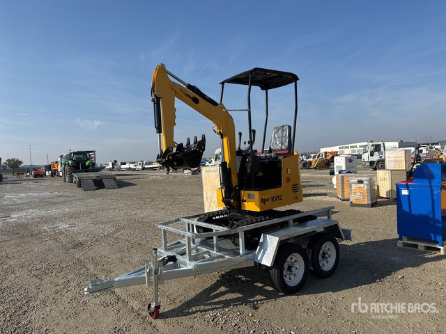 2025 JPC KV12 on Trailer (Unused) Mini Excavator: <6.6t - Мини-экскаватор: фото 1 2025 JPC KV12 on Trailer (Unused) Mini Excavator: <6.6t - Мини-экскаватор: фото 1