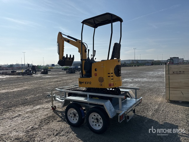 2025 JPC KV12 on Trailer (Unused) Mini Excavator: <6.6t - Мини-экскаватор: фото 2 2025 JPC KV12 on Trailer (Unused) Mini Excavator: <6.6t - Мини-экскаватор: фото 2