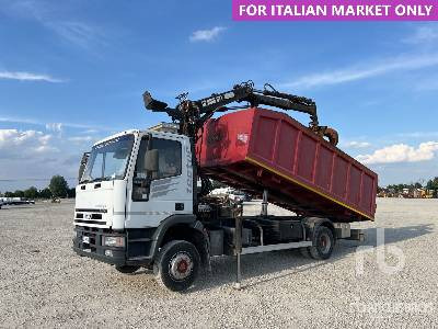 IVECO EUROCARGO 130 1996 Hiab 071AW 3870 kg on 4x2 - Самосвал, Автоманипулятор: фото 1 IVECO EUROCARGO 130 1996 Hiab 071AW 3870 kg on 4x2 - Самосвал, Автоманипулятор: фото 1