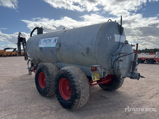 1996 Pichon TCI10 Liquid T/A Tonne A Lisier 2 Essieux Liquid Manure Spreader - Цистерна для жидкого навоза: фото 3 1996 Pichon TCI10 Liquid T/A Tonne A Lisier 2 Essieux Liquid Manure Spreader - Цистерна для жидкого навоза: фото 3