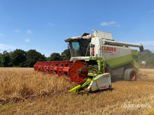 2003 Claas Lexion 460 Evolution Caterpillar C9 engine, with hea ... Combine Harvester - Зерноуборочный комбайн: фото 1 2003 Claas Lexion 460 Evolution Caterpillar C9 engine, with hea ... Combine Harvester - Зерноуборочный комбайн: фото 1