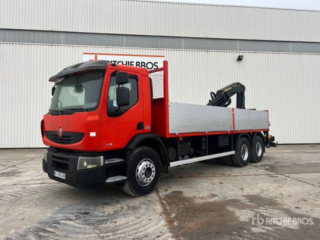 2007 Renault Premium 370DXI 2007 Palfinger PK18500 8000 kg ... Flatbed Truck with Crane - Грузовик бортовой/ Платформа, Автоманипулятор: фото 1 2007 Renault Premium 370DXI 2007 Palfinger PK18500 8000 kg ... Flatbed Truck with Crane - Грузовик бортовой/ Платформа, Автоманипулятор: фото 1