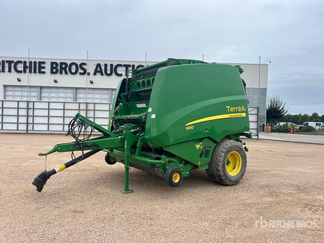 2017 John Deere 990 Presse A Balles Rondes 1 Essieu S/A Round Baler - Пресс-подборщик рулонный: фото 2 2017 John Deere 990 Presse A Balles Rondes 1 Essieu S/A Round Baler - Пресс-подборщик рулонный: фото 2