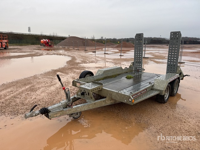 2021 Brian James Trailer P Draw 2400 Remorque 2 Esieux T/A Equipment Trailer - Низкорамный прицеп: фото 1 2021 Brian James Trailer P Draw 2400 Remorque 2 Esieux T/A Equipment Trailer - Низкорамный прицеп: фото 1