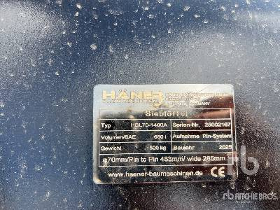 HAENER HSL70-1400A 1330 mm Skeleton Sorting (Unused) - Ковш для экскаватора: фото 5 HAENER HSL70-1400A 1330 mm Skeleton Sorting (Unused) - Ковш для экскаватора: фото 5