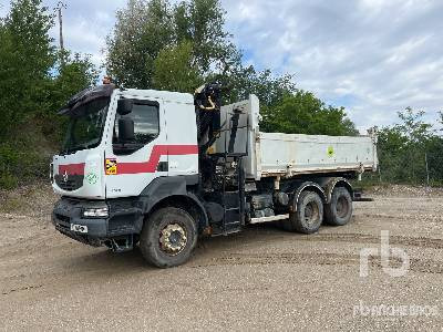 RENAULT KERAX 450DXI 6x4 Camion Benne Avec Grue - Самосвал, Автоманипулятор: фото 1 RENAULT KERAX 450DXI 6x4 Camion Benne Avec Grue - Самосвал, Автоманипулятор: фото 1