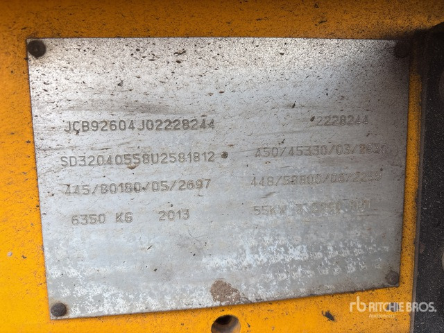 2013 JCB 926-4 4x4 Rough Terrain Forklift - Внедорожный погрузчик: фото 1 2013 JCB 926-4 4x4 Rough Terrain Forklift - Внедорожный погрузчик: фото 1