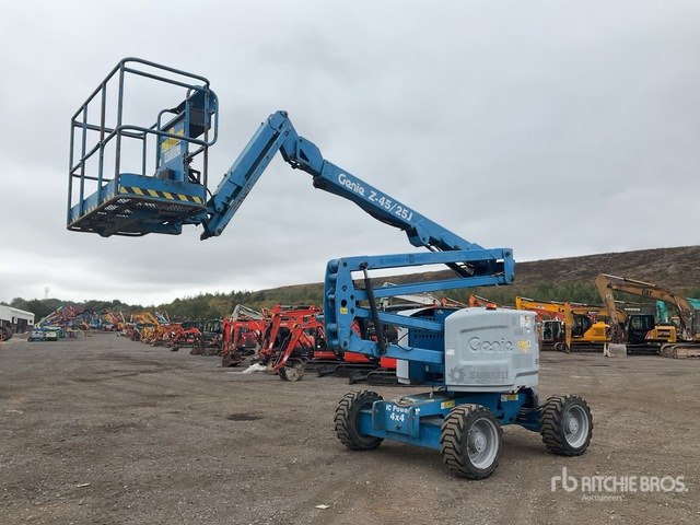 2014 Genie Z45/25J 4WD Diesel Articulating Boom Lift - Коленчатый подъемник: фото 1 2014 Genie Z45/25J 4WD Diesel Articulating Boom Lift - Коленчатый подъемник: фото 1