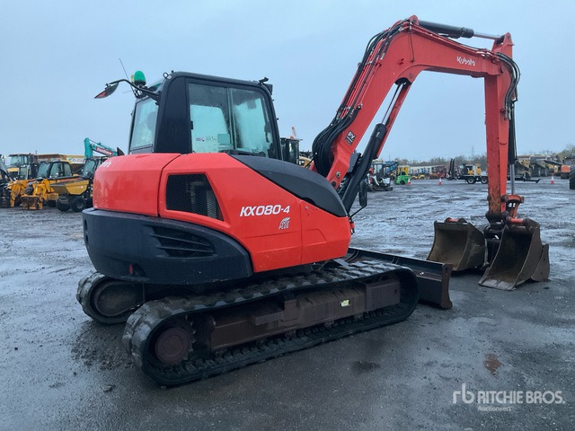 2016 Kubota KX080-4 Mini Excavator: <6.6t - Мини-экскаватор: фото 3 2016 Kubota KX080-4 Mini Excavator: <6.6t - Мини-экскаватор: фото 3