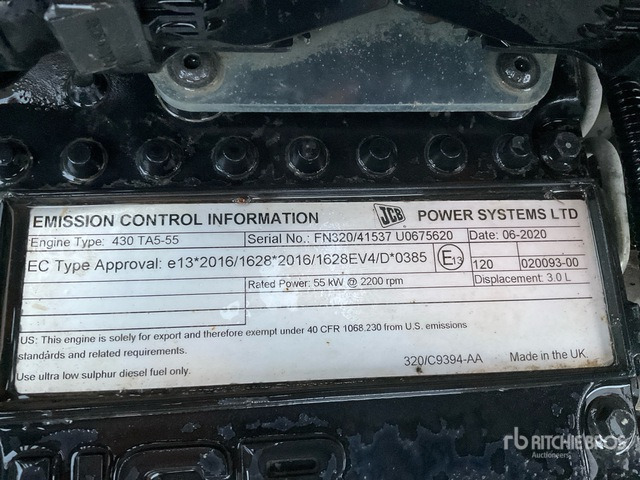 2020 JCB 540-170 Telehandler - Телескопический погрузчик: фото 5 2020 JCB 540-170 Telehandler - Телескопический погрузчик: фото 5