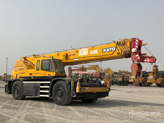 2007 Kato SL600II 51 ton 4x4x4 Rough Terrain Crane - Короткобазный кран: фото 1 2007 Kato SL600II 51 ton 4x4x4 Rough Terrain Crane - Короткобазный кран: фото 1