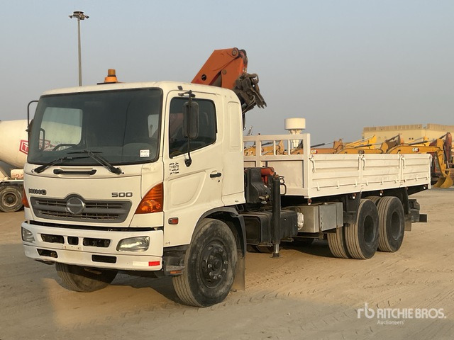 2008 Hino 145 2007 Palfinger K10000 Knuckle B ... Flatbed Truck with Crane - Грузовик бортовой/ Платформа, Автоманипулятор: фото 2 2008 Hino 145 2007 Palfinger K10000 Knuckle B ... Flatbed Truck with Crane - Грузовик бортовой/ Платформа, Автоманипулятор: фото 2
