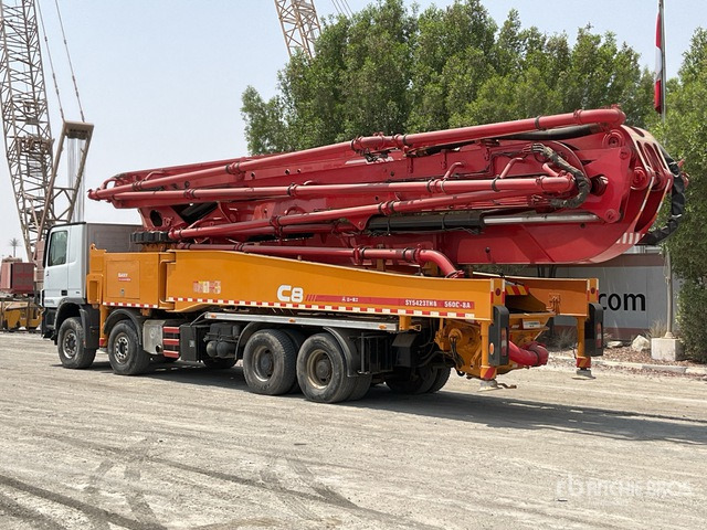 2020 Mercedes-Benz Actros 4141 2020 Sany SYM5449THBE 56 m on 8 ... Concrete Pump Truck - Автобетононасос: фото 3 2020 Mercedes-Benz Actros 4141 2020 Sany SYM5449THBE 56 m on 8 ... Concrete Pump Truck - Автобетононасос: фото 3