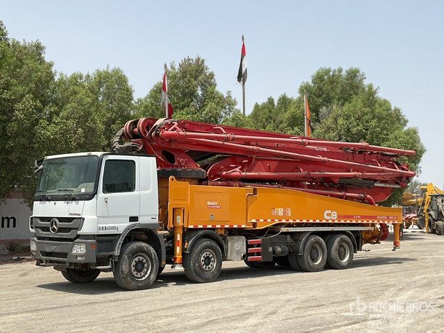 2020 Mercedes-Benz Actros 4141 2020 Sany SYM5449THBE 56 m on 8 ... Concrete Pump Truck - Автобетононасос: фото 1 2020 Mercedes-Benz Actros 4141 2020 Sany SYM5449THBE 56 m on 8 ... Concrete Pump Truck - Автобетононасос: фото 1