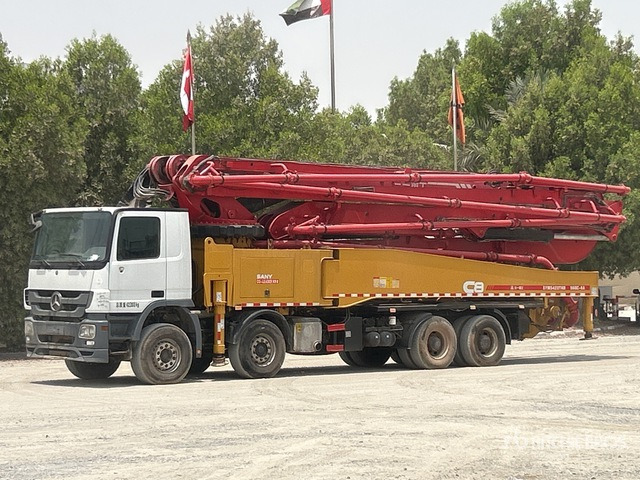 2020 Mercedes-Benz Actros 4141 2020 Sany SYM5449THBE 56 m on 8 ... Concrete Pump Truck - Автобетононасос: фото 2 2020 Mercedes-Benz Actros 4141 2020 Sany SYM5449THBE 56 m on 8 ... Concrete Pump Truck - Автобетононасос: фото 2