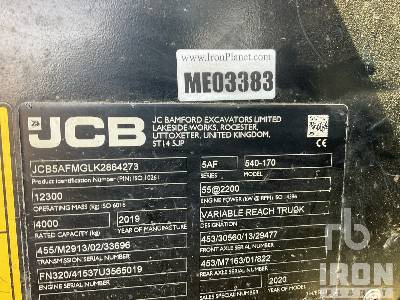 JCB 540-170 - Телескопический погрузчик: фото 5 JCB 540-170 - Телескопический погрузчик: фото 5