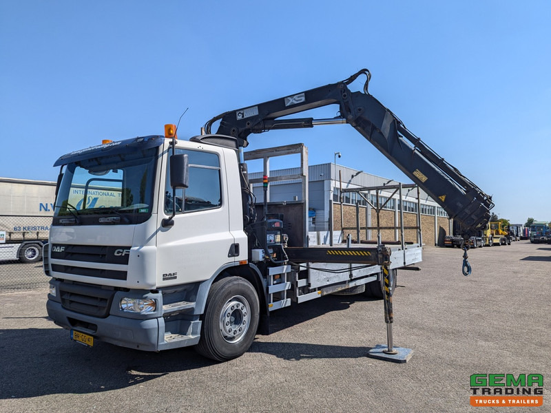 DAF CF75.250 4x2 Dagcab Euro3 - Open laadbak 6.14m + Hiab XS144-E3+3H - RadioGrafisch - 315.000km - TOP! - Грузовик бортовой/ Платформа, Автоманипулятор: фото 1 DAF CF75.250 4x2 Dagcab Euro3 - Open laadbak 6.14m + Hiab XS144-E3+3H - RadioGrafisch - 315.000km - TOP! - Грузовик бортовой/ Платформа, Автоманипулятор: фото 1