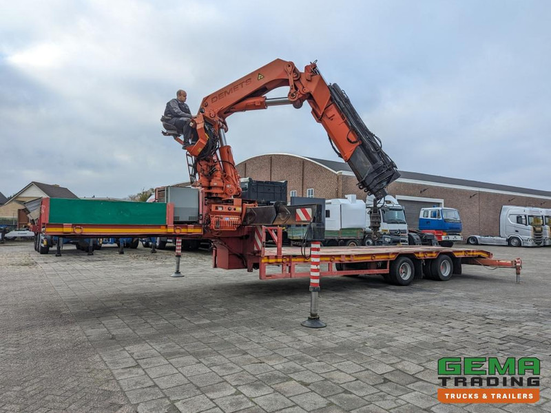 Низкорамный полуприцеп Faymonville VAL 1 2-Assige Uitschuifbare 5m Semi-Dieplader Palfinger PK52000CH2 V1 + Deutz PowerPack  (O974): фото 6