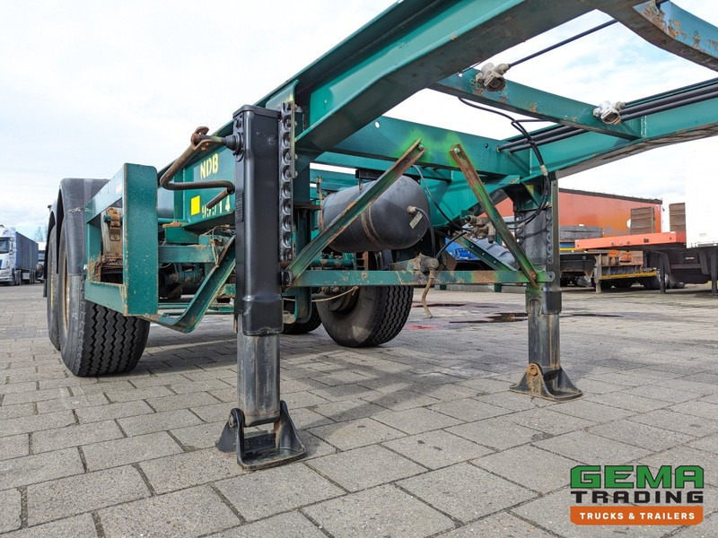 Полуприцеп-контейнеровоз/ Сменный кузов Flandria OP CC 2A 20FT 2-Assen ROR DrumBrakes - Leaf Suspension - 3120KG (O1789): фото 7