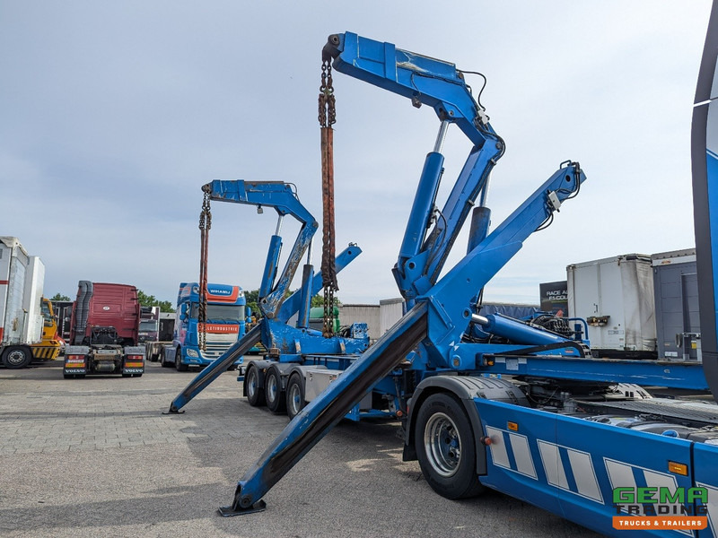 Полуприцеп-контейнеровоз/ Сменный кузов HAMMAR 151 HL 3-Assen - SideLoader36T - ContainerStacking - Gooseneck - Extended Boom - Afstandbediening: фото 8