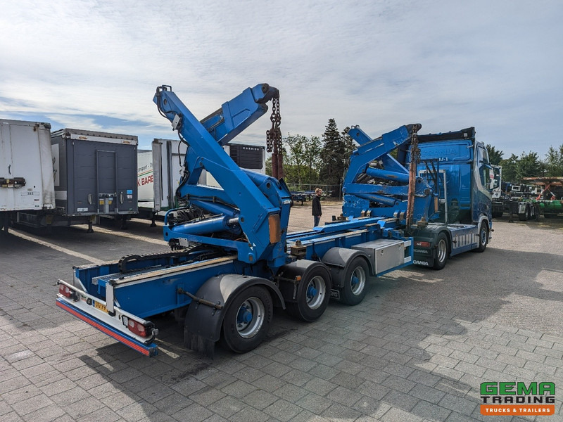 Полуприцеп-контейнеровоз/ Сменный кузов HAMMAR 151 HL 3-Assen - SideLoader36T - ContainerStacking - Gooseneck - Extended Boom - Afstandbediening: фото 5