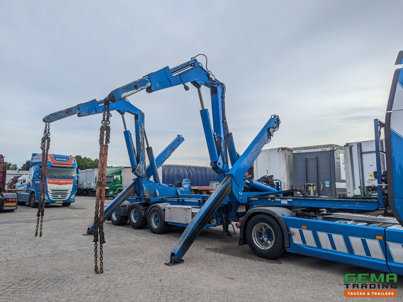 Полуприцеп-контейнеровоз/ Сменный кузов HAMMAR 151 HL 3-Assen - SideLoader36T - ContainerStacking - Gooseneck - Extended Boom - Afstandbediening: фото 6