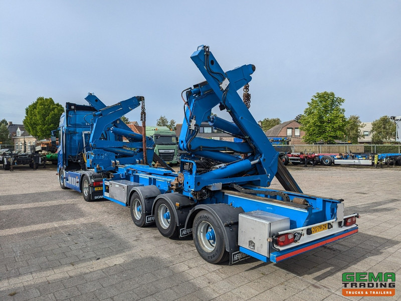 Полуприцеп-контейнеровоз/ Сменный кузов HAMMAR 151 HL 3-Assen - SideLoader36T - ContainerStacking - Gooseneck - Extended Boom - Afstandbediening: фото 7