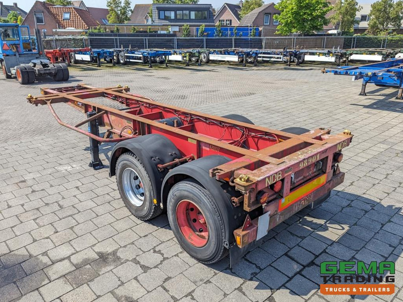 Krone SZC 20FT 2-Assen ROR - STEEL Suspension - DOUBLE tires - DrumBrakes (O1869) - Полуприцеп-контейнеровоз/ Сменный кузов: фото 1 Krone SZC 20FT 2-Assen ROR - STEEL Suspension - DOUBLE tires - DrumBrakes (O1869) - Полуприцеп-контейнеровоз/ Сменный кузов: фото 1