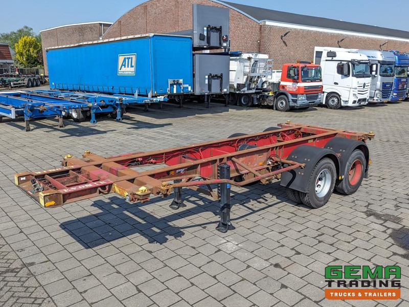 Krone SZC 20FT 2-Assen ROR - STEEL Suspension - DOUBLE tires - DrumBrakes (O1869) - Полуприцеп-контейнеровоз/ Сменный кузов: фото 2 Krone SZC 20FT 2-Assen ROR - STEEL Suspension - DOUBLE tires - DrumBrakes (O1869) - Полуприцеп-контейнеровоз/ Сменный кузов: фото 2
