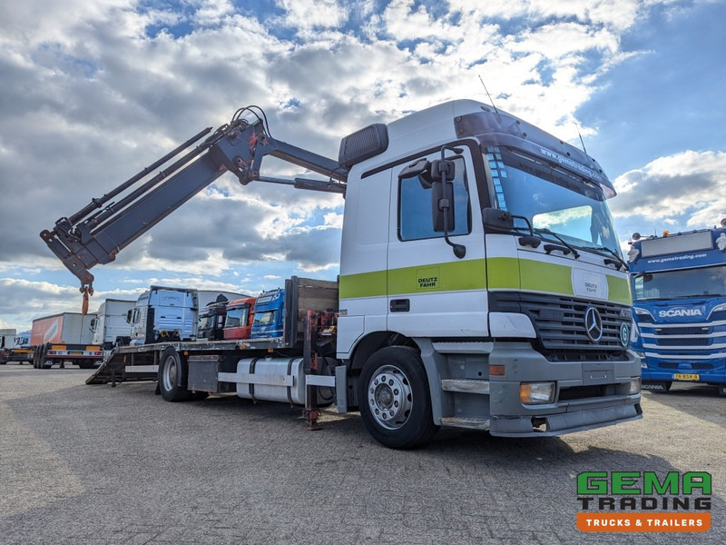 Mercedes-Benz Actros 1831 Sleepcab Euro2 MKG HLK80 3360KG - Air Suspension - Loading Ramp (V796) - Грузовик бортовой/ Платформа, Автоманипулятор: фото 2 Mercedes-Benz Actros 1831 Sleepcab Euro2 MKG HLK80 3360KG - Air Suspension - Loading Ramp (V796) - Грузовик бортовой/ Платформа, Автоманипулятор: фото 2