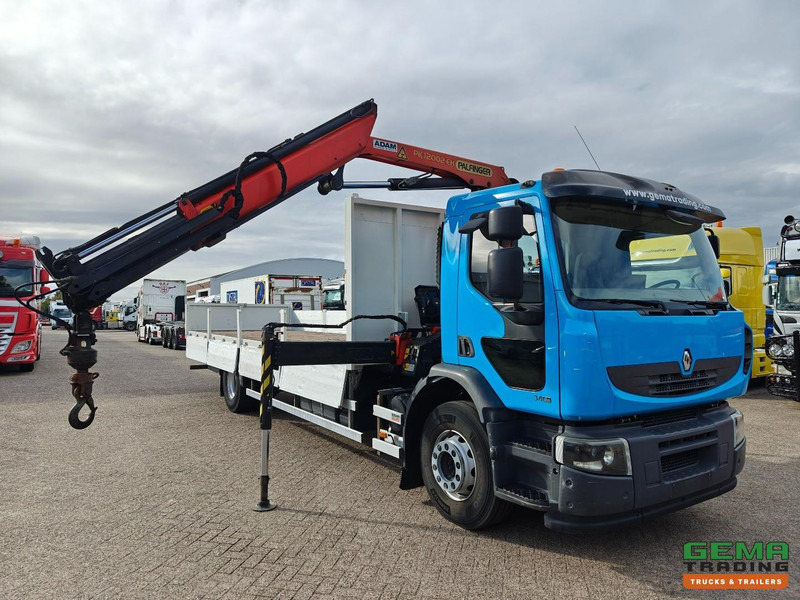 Renault Premium Lander 340 4x2 Dagcab Euro5 - Retarder - Open Laadbak 7.8M + Palfinger PK12002-EH - RadioGrafisch - Грузовик бортовой/ Платформа, Автоманипулятор: фото 3 Renault Premium Lander 340 4x2 Dagcab Euro5 - Retarder - Open Laadbak 7.8M + Palfinger PK12002-EH - RadioGrafisch - Грузовик бортовой/ Платформа, Автоманипулятор: фото 3