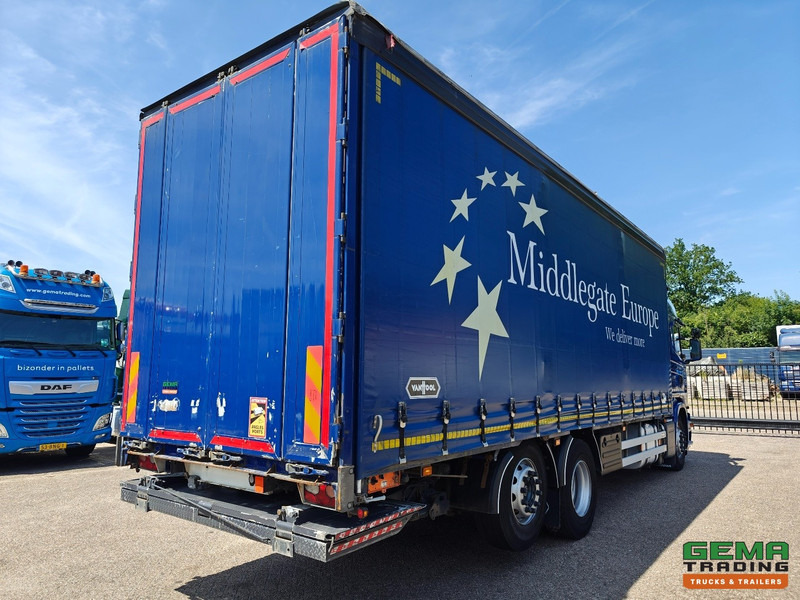 Scania G410 6x2/4 Streamline Euro6 - Retarder - Schuifzeilenbak 8.2M + Laadklep 1500kg - Smart Tacho V2 - Тентованный грузовик: фото 4 Scania G410 6x2/4 Streamline Euro6 - Retarder - Schuifzeilenbak 8.2M + Laadklep 1500kg - Smart Tacho V2 - Тентованный грузовик: фото 4