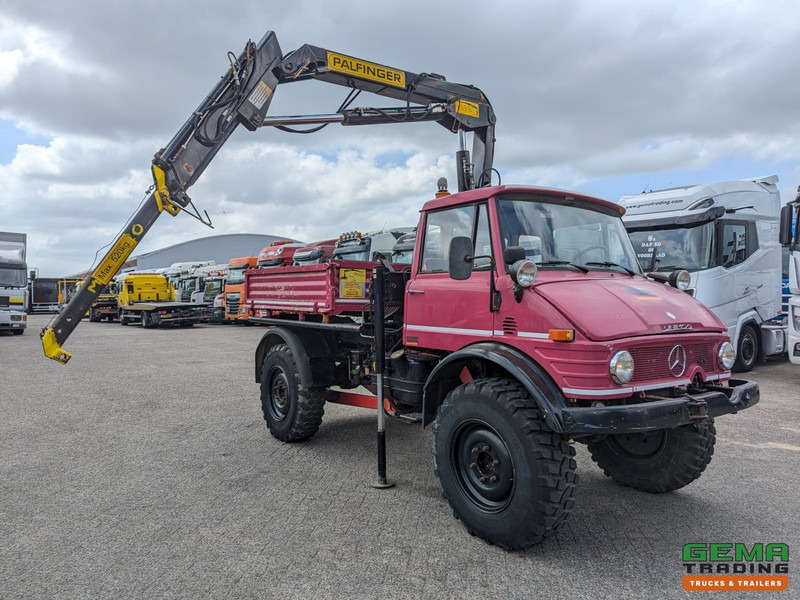 Unimog 416/U1100 4x4 - Hiab PK4600A - Open laadbak - Lier - Vangmuil/trekhaak - Mercedes Benz - Автоманипулятор: фото 2 Unimog 416/U1100 4x4 - Hiab PK4600A - Open laadbak - Lier - Vangmuil/trekhaak - Mercedes Benz - Автоманипулятор: фото 2