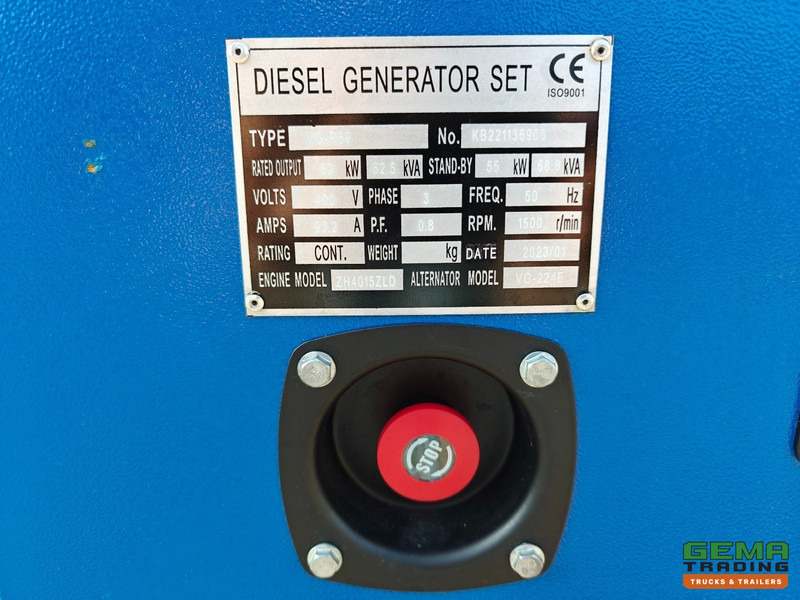 Электрогенератор Volz VG-R69 Diesel Aggregaat 50KW / 62.5 KVA - 50Hz - 400V - Nieuwstaat / Ongebruikt: фото 16