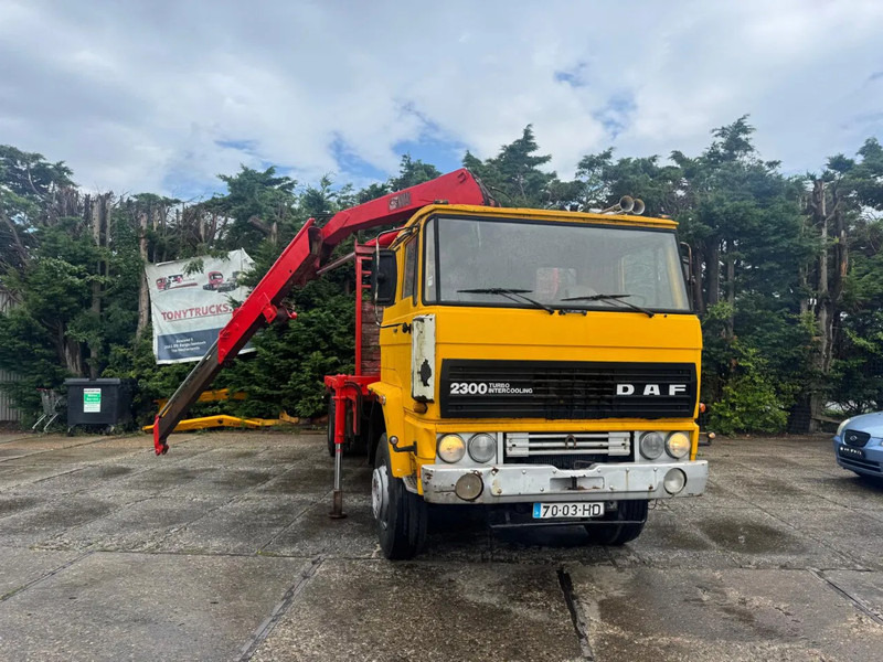 DAF 2300 4X2 Platform + Crane Spring/Spring German truck - Грузовик бортовой/ Платформа: фото 1 DAF 2300 4X2 Platform + Crane Spring/Spring German truck - Грузовик бортовой/ Платформа: фото 1
