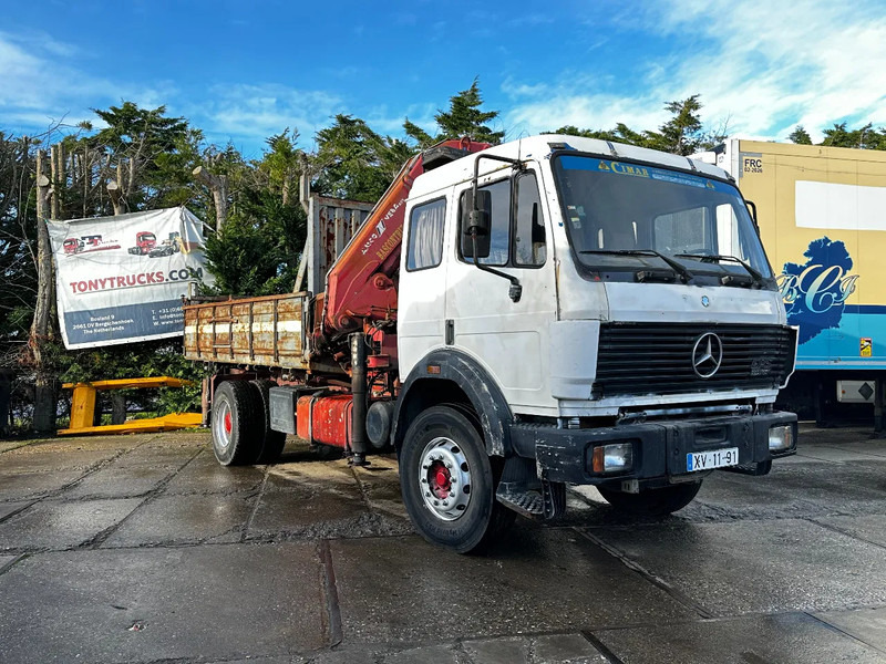 Mercedes-Benz SK 1935 V8 4X2 Tipper Spring/Spring AMCO V825 9T Crane - Самосвал, Автоманипулятор: фото 1 Mercedes-Benz SK 1935 V8 4X2 Tipper Spring/Spring AMCO V825 9T Crane - Самосвал, Автоманипулятор: фото 1